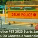 Delhi Police PET 2023 Starts Jan 13 for 5000 Constable Vacancies