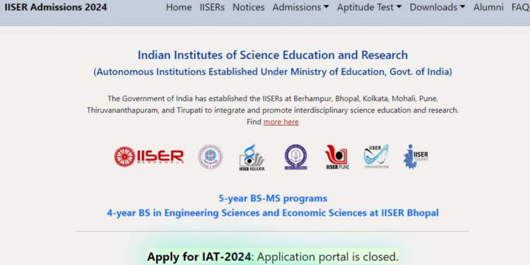 IISER IAT 2024