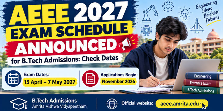 AEEE 2027 exam schedule