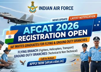 AFCAT 2026 Recruitment Open for Indian Air Force Officer Posts, Graduates Can Apply Online