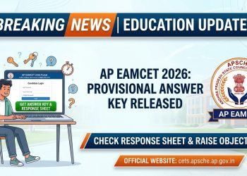 AP EAMCET 2026 Provisional Answer Key Released at cets.apsche.ap.gov.in, Check Response Sheet