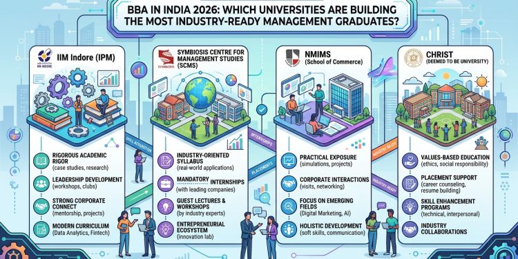 BBA in India 2026 Which Universities Are Building the Most Industry-Ready Management Graduates