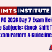 CUET PG 2026 Day 7 Exam Held for Multiple Subjects: Check Shift Timings, Exam Pattern & Guidelines