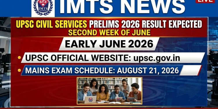 UPSC Civil Services Prelims 2026 Result Expected in Second Week of June, Mains Scheduled August 21