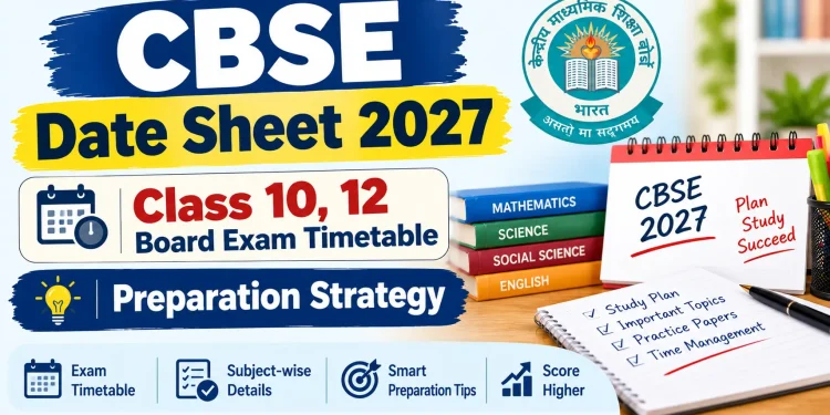 CBSE date sheet 2027