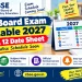 CBSE board exam timetable 2027
