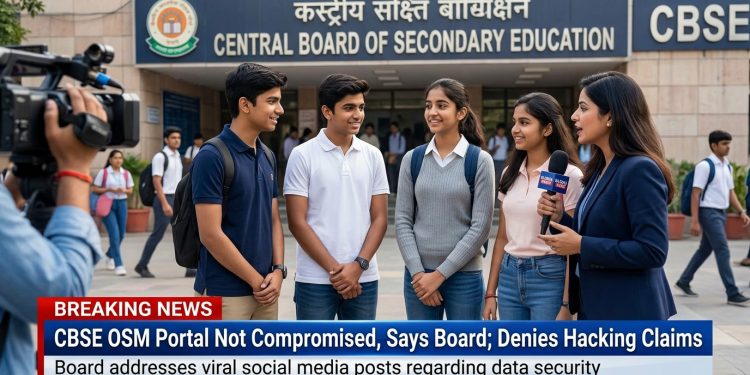 CBSE OSM Portal Not Compromised Says Board, Denies Hacking Claims After Viral Social Media Posts