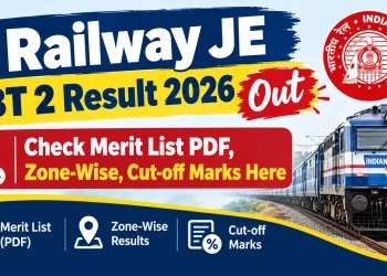 RRB JE CBT 2 result 2026