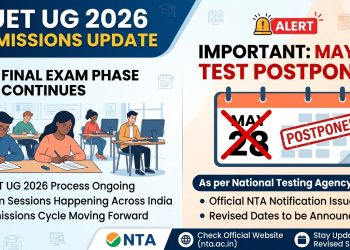 CUET UG 2026 Admissions Near as Final Exam Phase Continues, May 28 Test Postponed by NTA