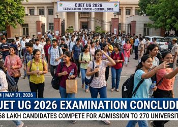 CUET UG 2026 Examination Concludes May 31, 15.68 Lakh Candidates Compete for Admission to 270 Universities
