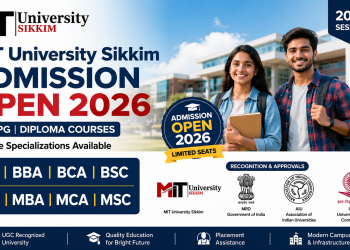 MIT University Sikkim Announces Scholarships for the 2026 Session, Limited to 100 Seats Only
