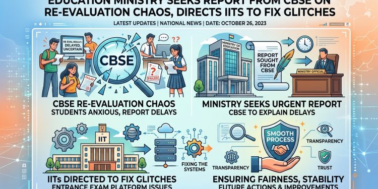 Education Ministry Seeks Report from CBSE on Re-Evaluation Chaos, Directs IITs to Fix Glitches