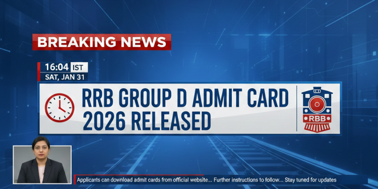 RRB Group D Admit Card 2026 Released