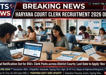 Haryana Court Clerk Recruitment 2026: 1265 Vacancies Open, Apply Online @sssc.gov.in Till June 23