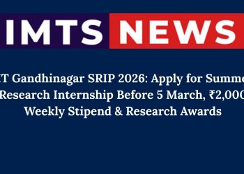 IIT Gandhinagar SRIP 2026