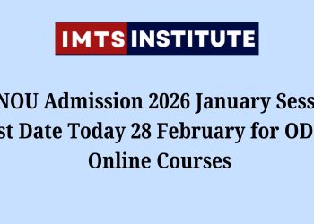 IGNOU Admission 2026 January Session