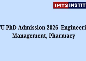 GTU PhD Admission 2026 Engineering, Management, Pharmacy
