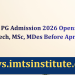 IIT Delhi PG Admission 2026 Open: Apply for MTech, MSc, MDes Before April 11