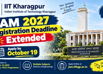 IIT JAM 2027 registration deadline