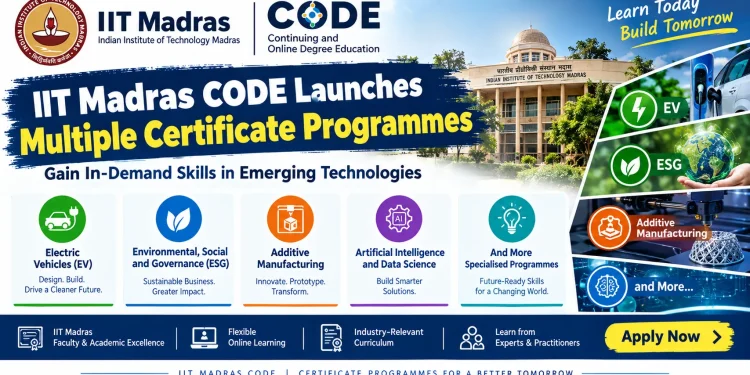 IIT Madras CODE certificate programmes