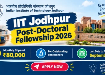 IIT Jodhpur Post-Doctoral Fellowship 2026