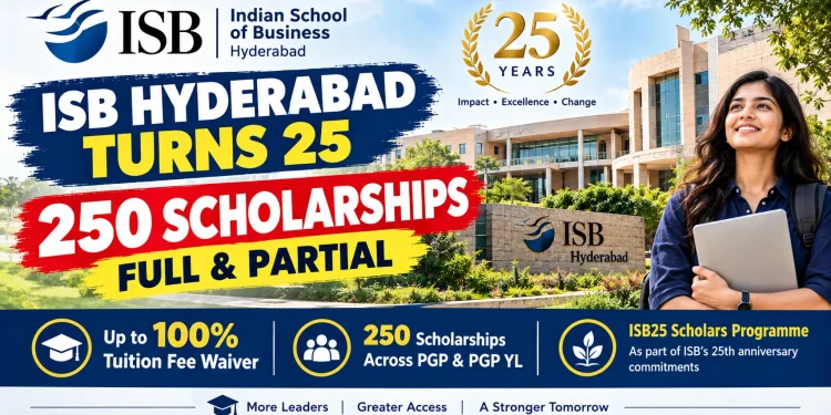ISB 25th anniversary scholarships