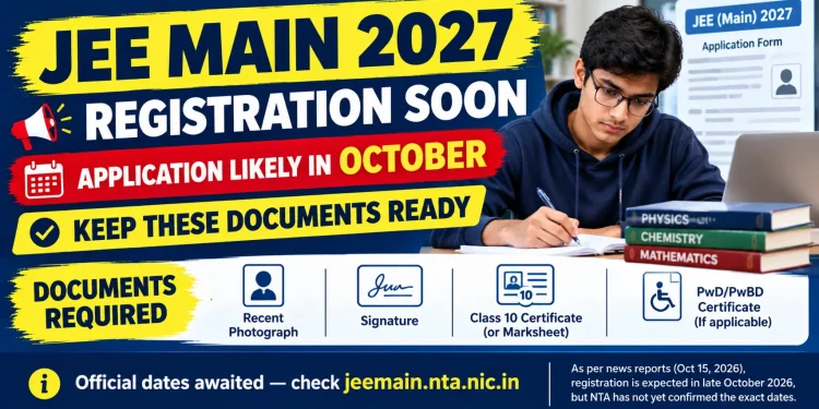 JEE MAINS 2027 REGISTRATION