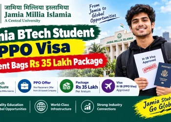 Jamia BTech student PPO Visa