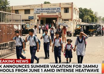 J&K Announces Summer Vacation for Jammu Schools from June 1 Amid Intense Heatwave