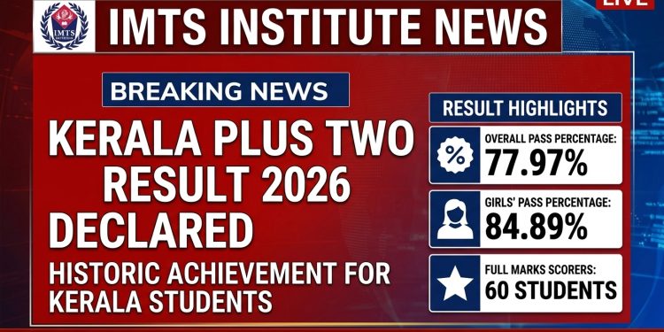 Kerala 12th Result 2026 Declared: 77.97% Students Pass, Girls Record 84.89%, 60 Students Score Full Marks