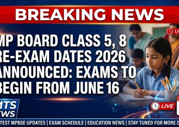 MP Board Class 5, 8 Re-Exam Dates 2026 Announced: Exams to Begin from June 16