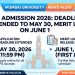 Mumbai University PG Admission 2026 Deadline Extended to May 30, Merit List on June 1