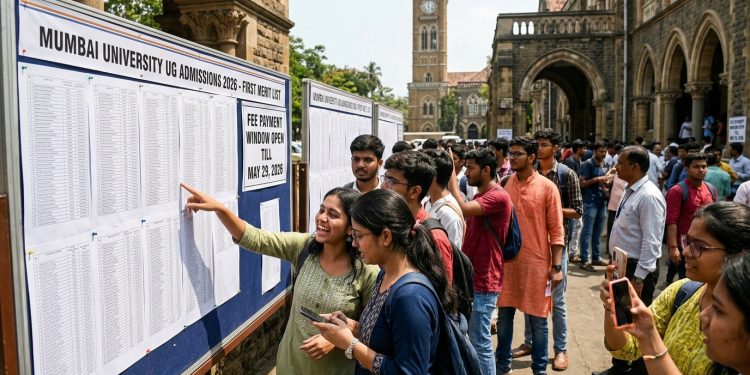 Mumbai University UG First Merit List 2026 Released: Fee Payment Window Open Till May 29