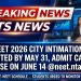 Re-NEET 2026 City Intimation Slip Expected by May 31, Admit Card to Release on June 14 @neet.nta.nic.in