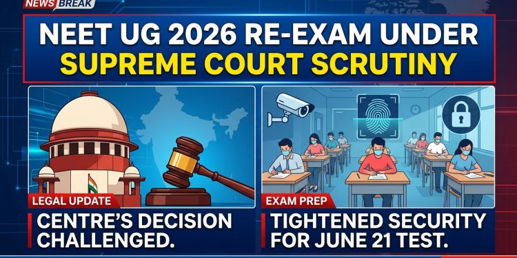 NEET UG 2026 Re-Exam Under Supreme Court Scrutiny, Centre Tightens Security for June 21 Test