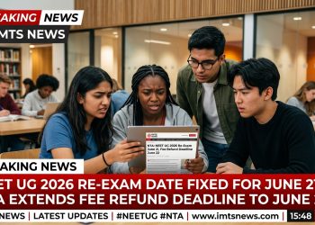 NEET UG 2026 Re-Exam on June 21: NTA Extends Fee Refund Deadline to June 22, Admit Card Out by June 14