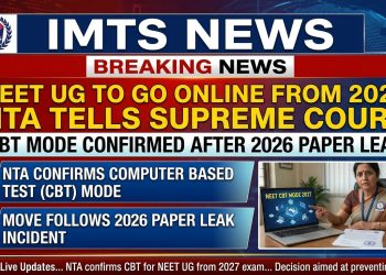 NEET UG to Go Online from 2027: NTA Tells Supreme Court CBT Mode Confirmed After 2026 Paper Leak