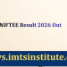 NIFTEE Result 2026 Out