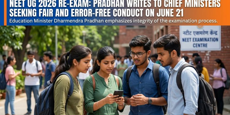 NEET UG 2026 Re-Exam: Pradhan Writes to Chief Ministers Seeking Fair and Error-Free Conduct on June 21