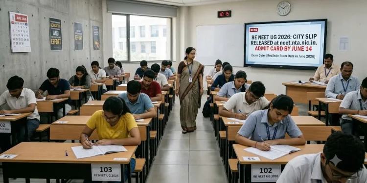 Re NEET UG 2026 City Slip Released