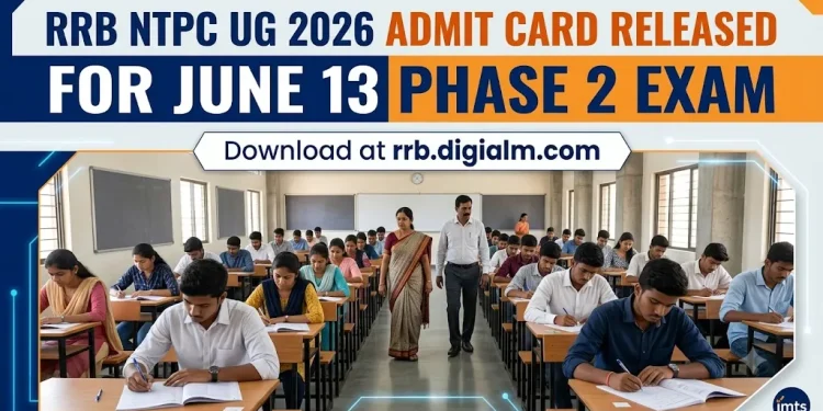 RRB NTPC UG 2026 Admit Card
