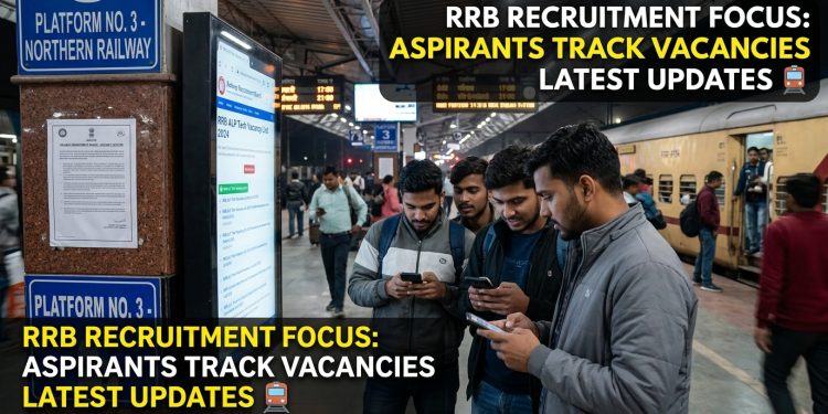 Railway RRB Recruitment Stays in Focus as Lakhs of Aspirants Track Latest Vacancy Updates