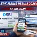 SBI Clerk Mains Result