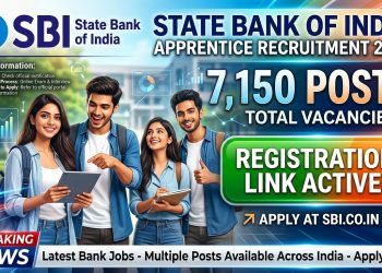 SBI Apprentice Recruitment 2026: Apply for 7,150 Posts @sbi.co.in, Registration Link Active