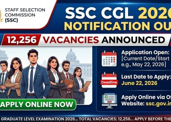 SSC CGL 2026 Notification Out for 12,256 Vacancies, Online Application Open Till June 22