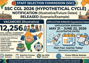 SSC CGL 2026 Notification Released 12,256 Central Government Vacancies, Application Window May 21 to June 22