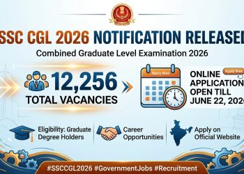 SSC CGL 2026 Notification Released for 12,256 Vacancies, Online Application Open Till June 22