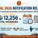 SSC CGL 2026 Notification Released for 12,256 Vacancies, Online Application Open Till June 22