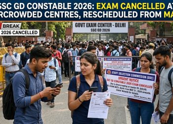 SSC GD Constable 2026 Exam Cancelled at Overcrowded Centres, Rescheduled from May 27