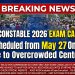 SSC GD Constable 2026 Exam Cancelled at Overcrowded Centres, Rescheduled from May 27 Onward